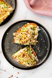 grated egg toast