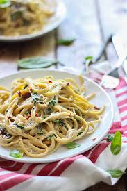 Creamy Tomato and Spinach Pasta
